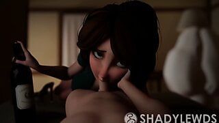 Aunt cass porn Blowjob After A Party